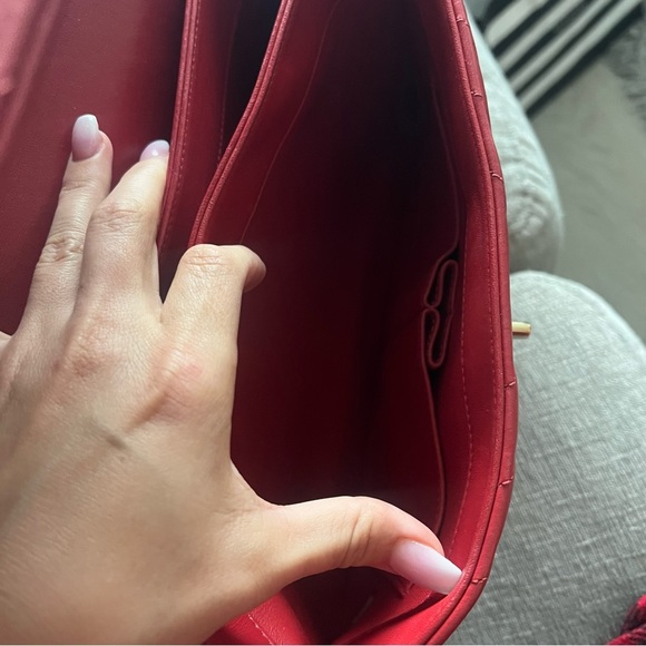 Chanel red trendy CC top handle shoulder bag - Picture 7 of 16